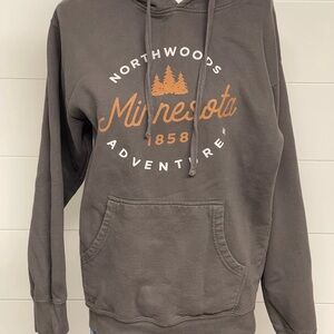 Minnesota Gray Northwoods Adventure Hoodie Medium
